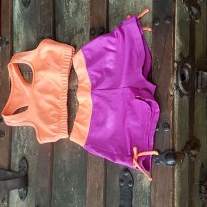 Girls sz xs 6/6x shorts and top BCG